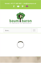 Mobile Screenshot of baumbaron.de